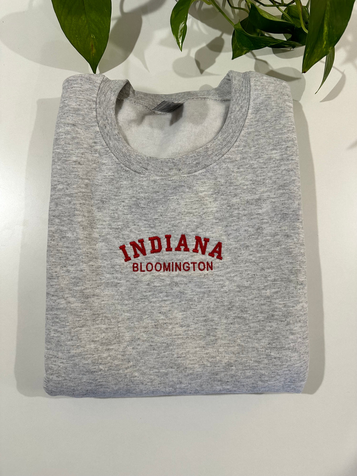Bloomington Indiana Embroidered Sweatshirt