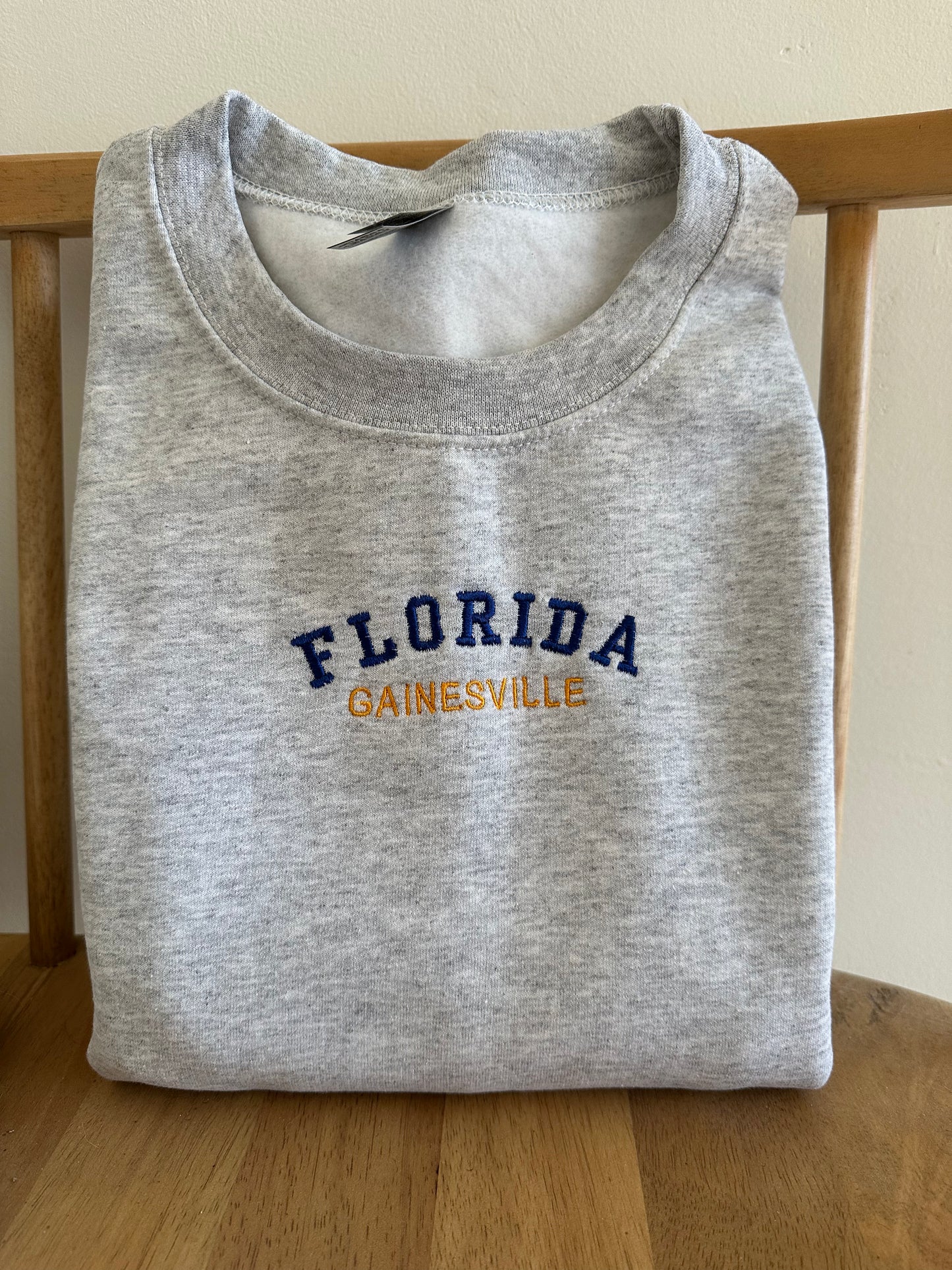 Gainesville Florida FL Embroidered Sweatshirt