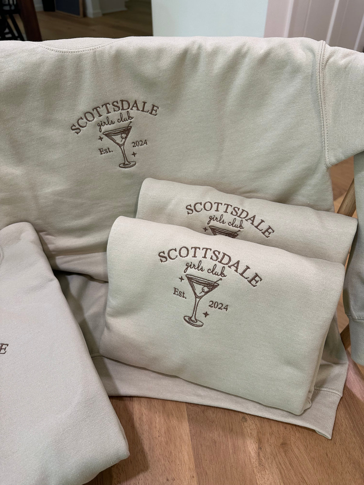 Scottsdale Girls Club Embroidered Sweatshirt - CUSTOMIZABLE