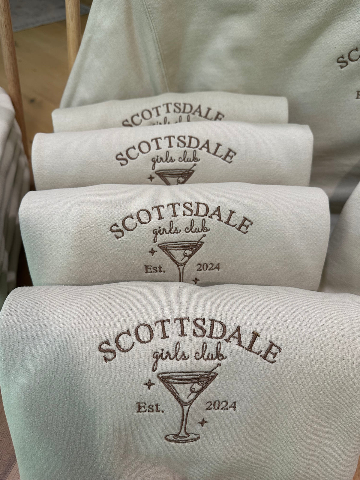 Scottsdale Girls Club Embroidered Sweatshirt - CUSTOMIZABLE
