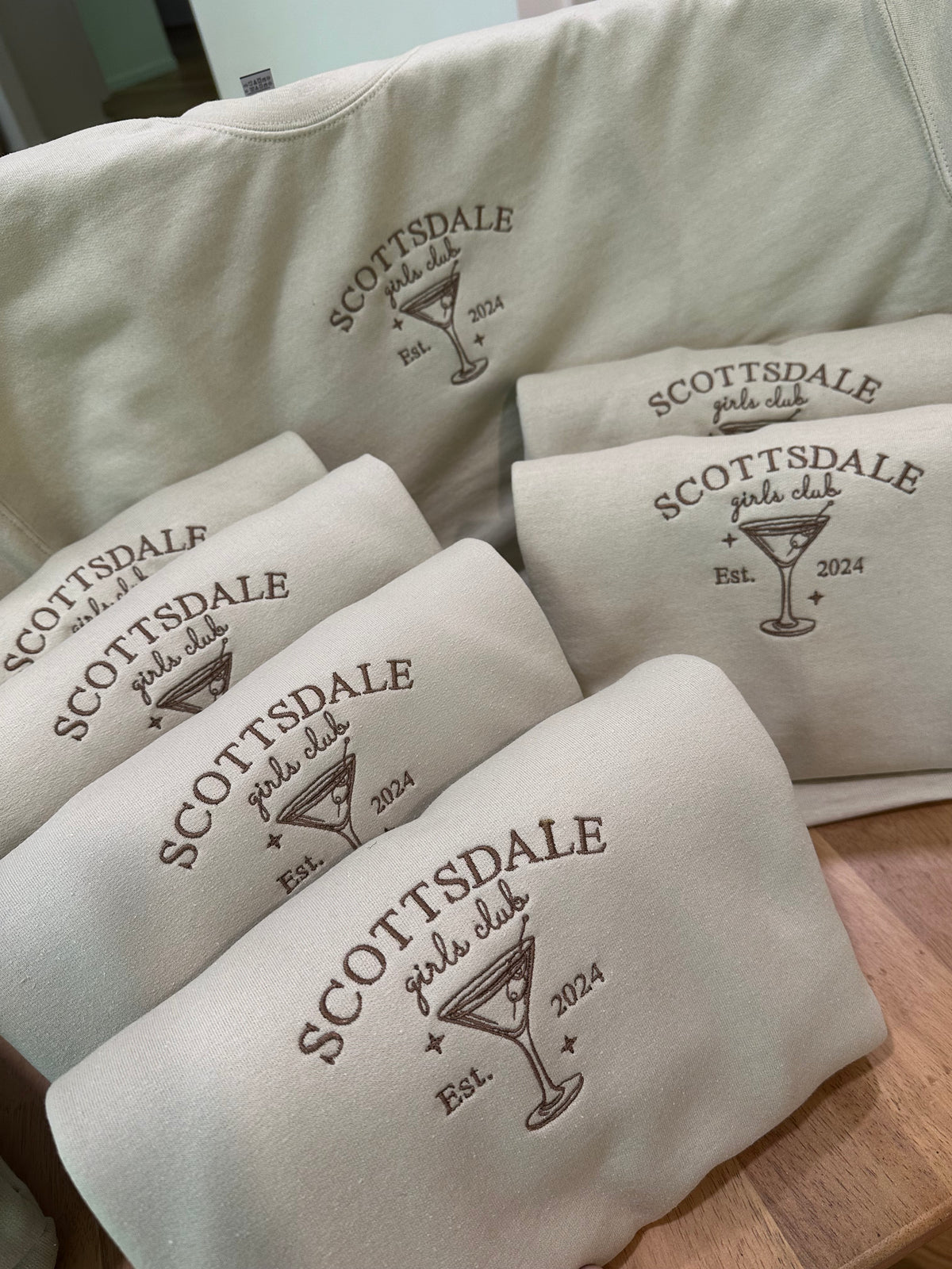 Scottsdale Girls Club Embroidered Sweatshirt - CUSTOMIZABLE
