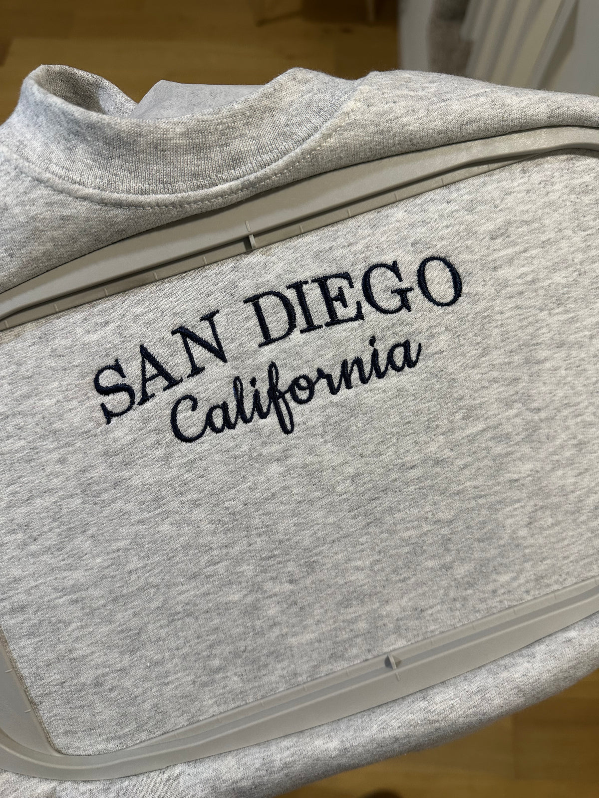 San Diego California Embroidered Sweatshirt