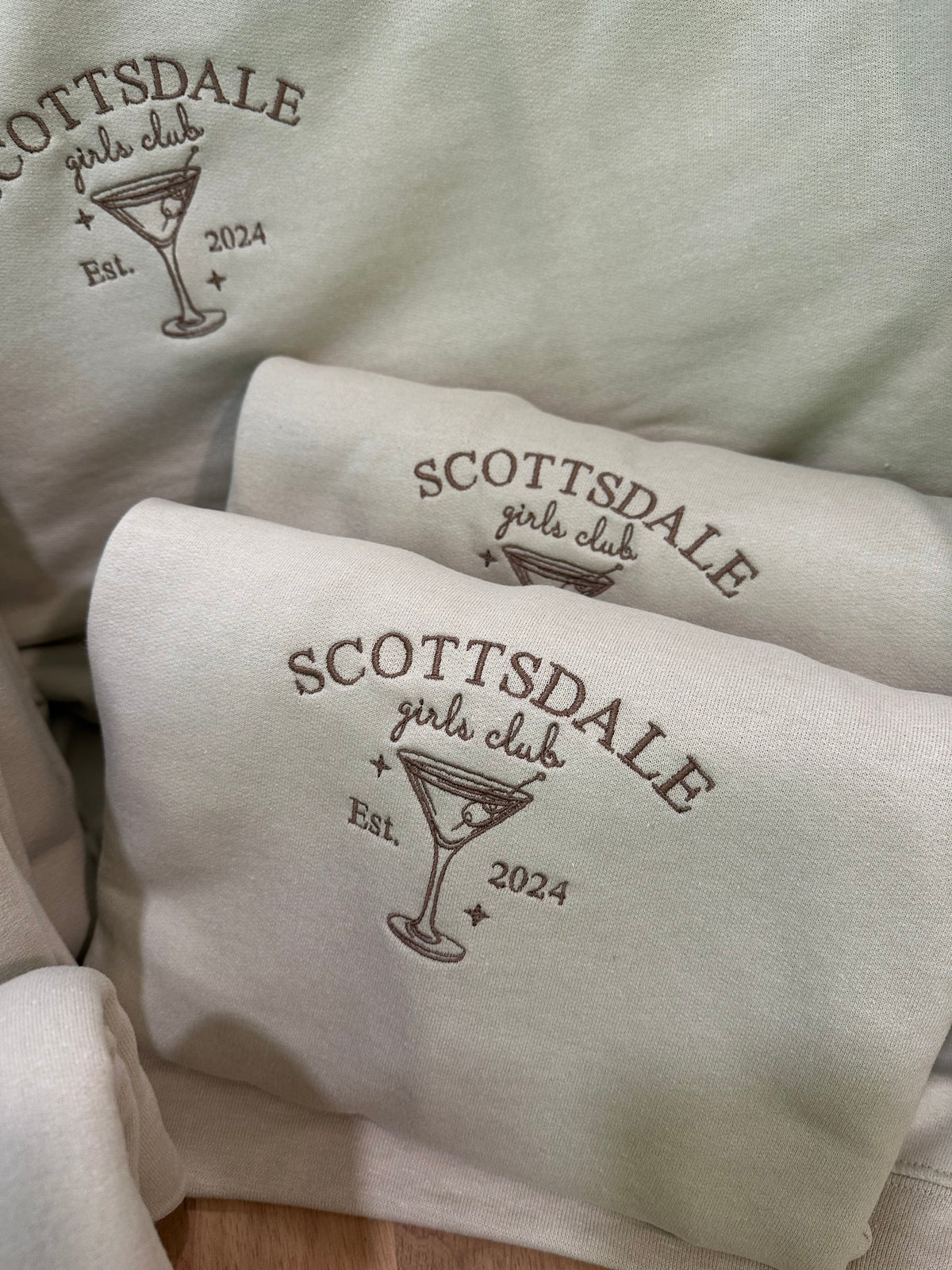 Scottsdale Girls Club Embroidered Sweatshirt - CUSTOMIZABLE