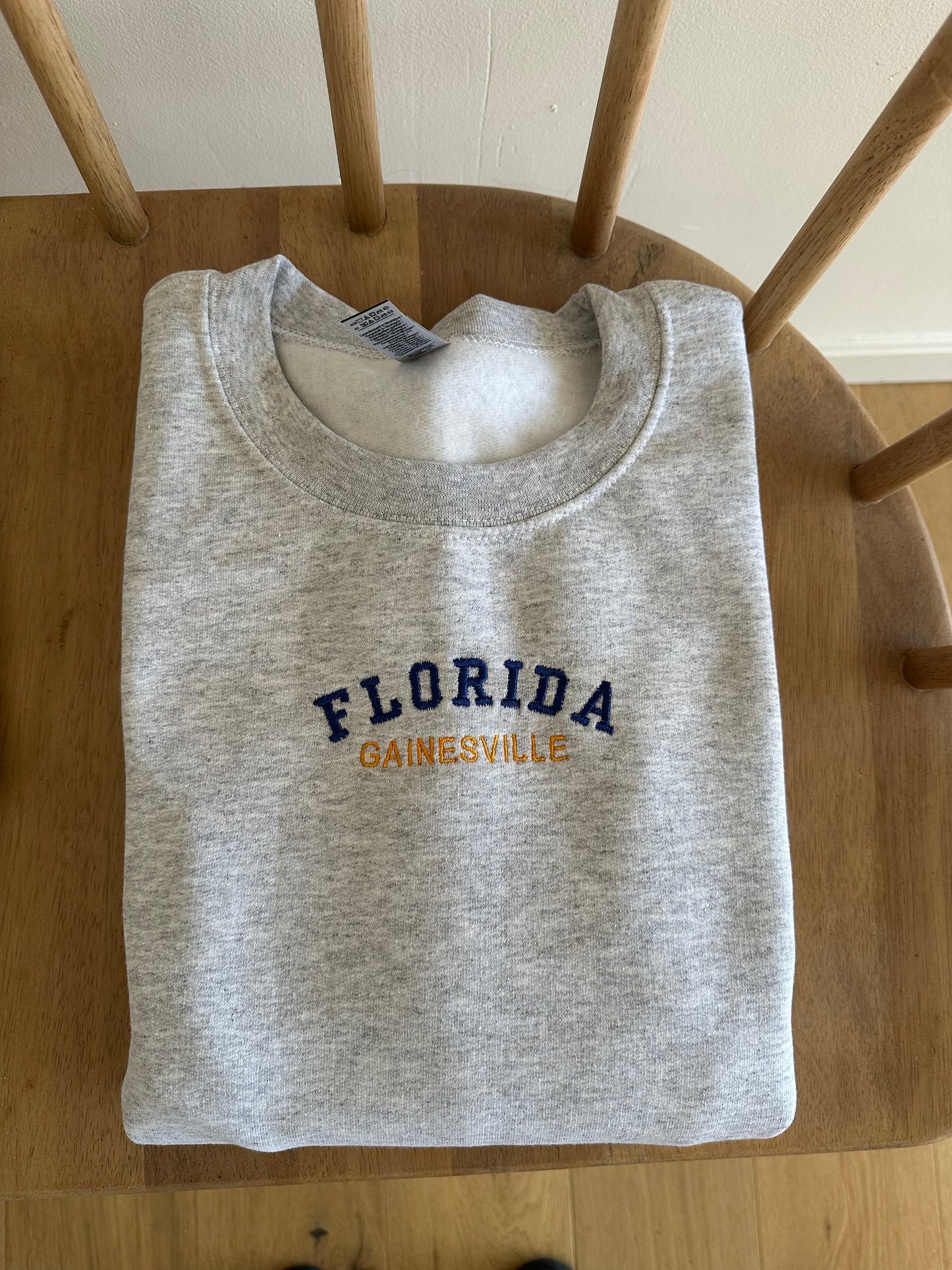 Gainesville Florida FL Embroidered Sweatshirt