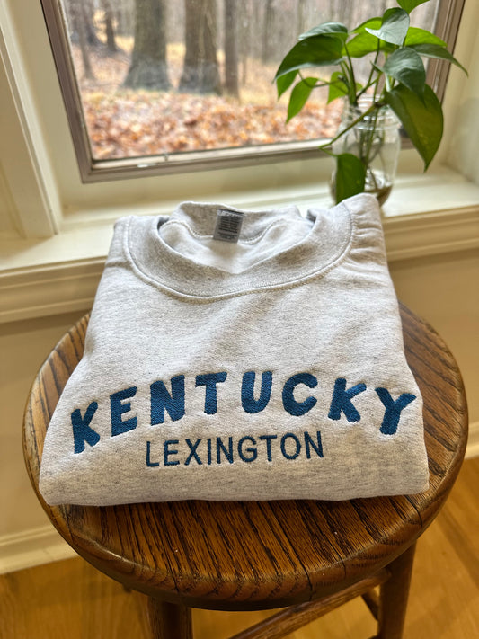Lexington Kentucky Embroidered Sweatshirt